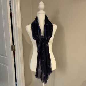 Elegant Navy Blue Scarf